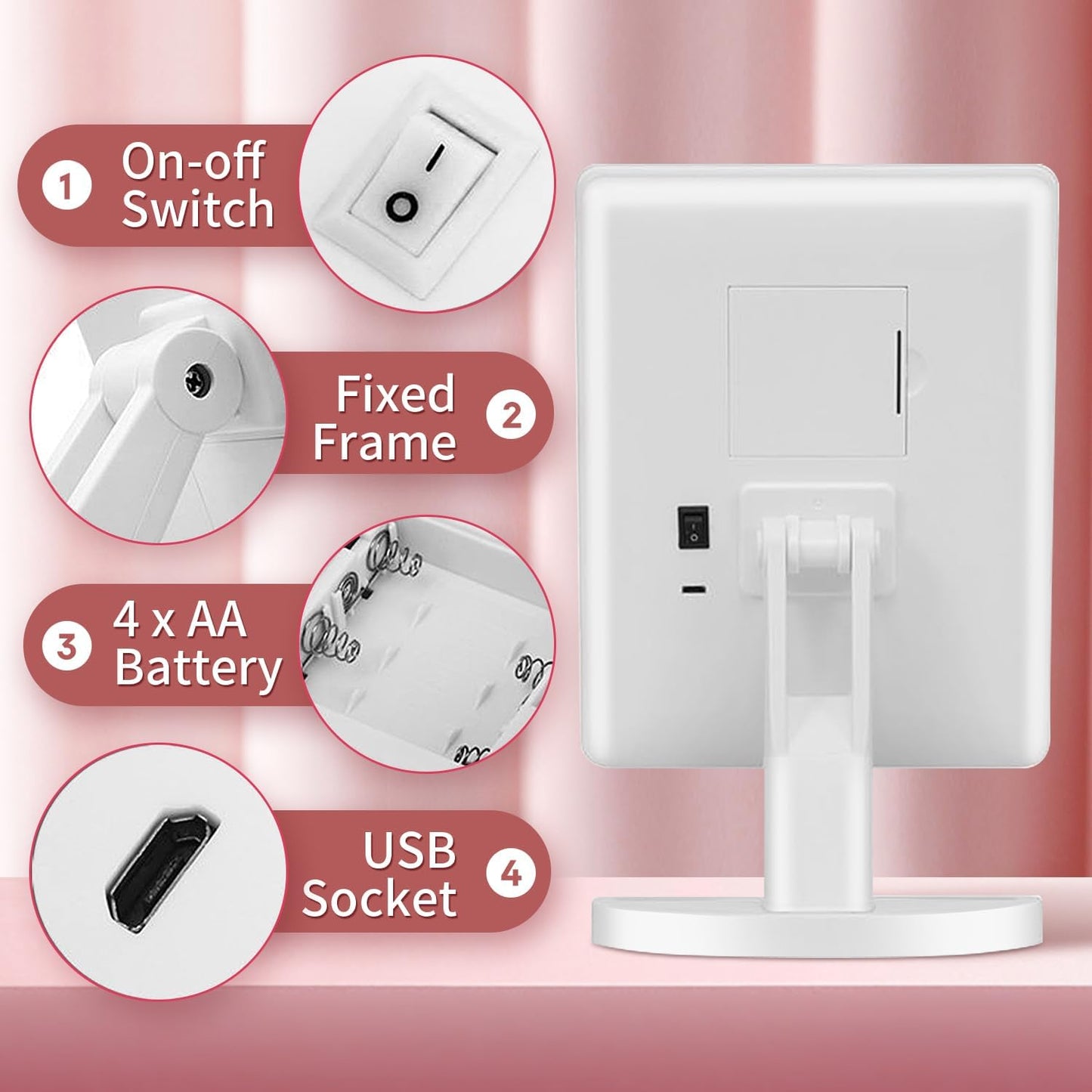 Touch Screen Makeup Mirror